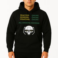 Reactor Online Sensors Online Weapons Online All Systems Nom Hoodie