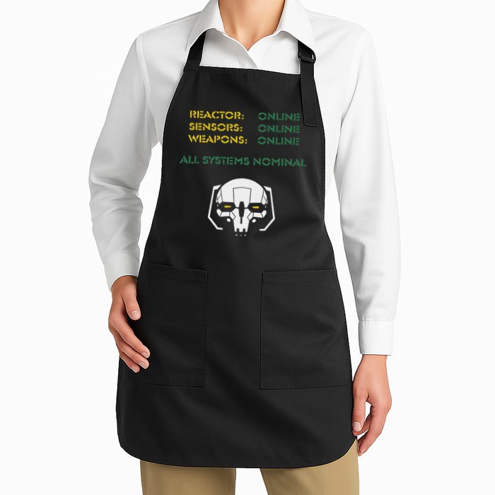 Reactor Online Sensors Online Weapons Online All Systems Nom Apron