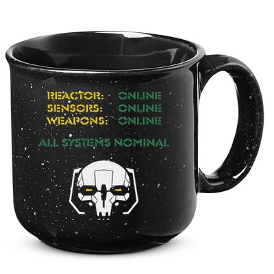 Reactor Online Sensors Online Weapons Online All Systems Nom 15oz Campfire Ceramic Mug