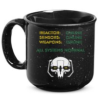 Reactor Online Sensors Online Weapons Online All Systems Nom 15oz Campfire Ceramic Mug