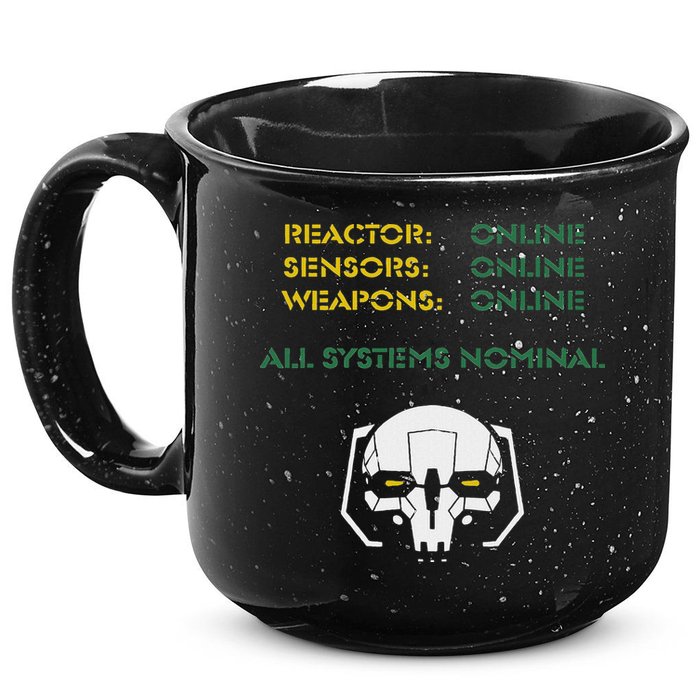 Reactor Online Sensors Online Weapons Online All Systems Nom 15oz Campfire Ceramic Mug