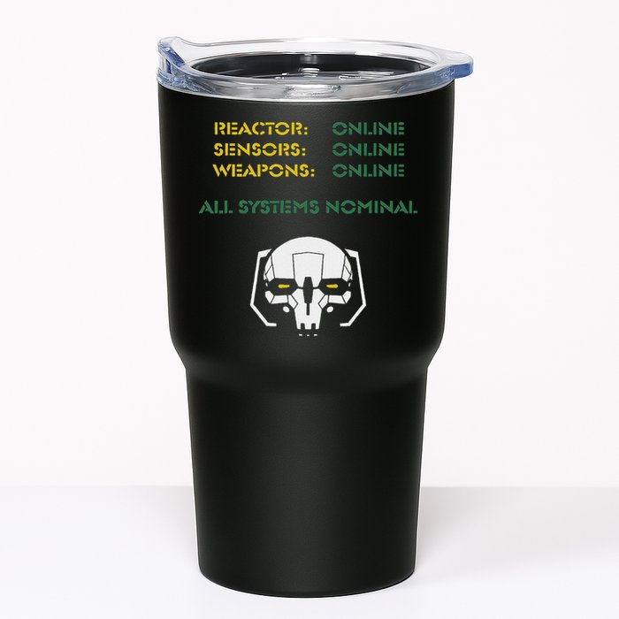 Reactor Online Sensors Online Weapons Online All Systems Nom Tumbler