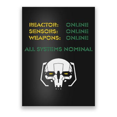 Reactor Online Sensors Online Weapons Online All Systems Nom Poster