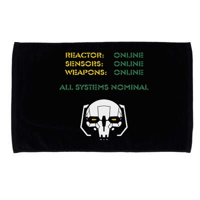 Reactor Online Sensors Online Weapons Online All Systems Nom Microfiber Hand Towel