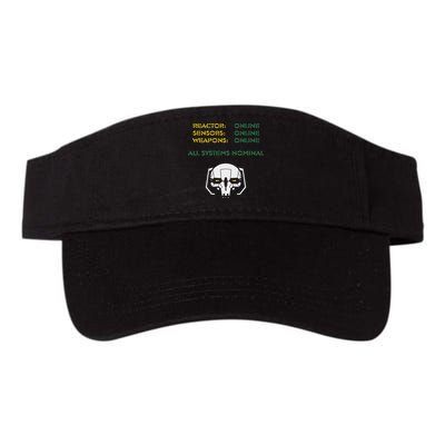 Reactor Online Sensors Online Weapons Online All Systems Nom Visor