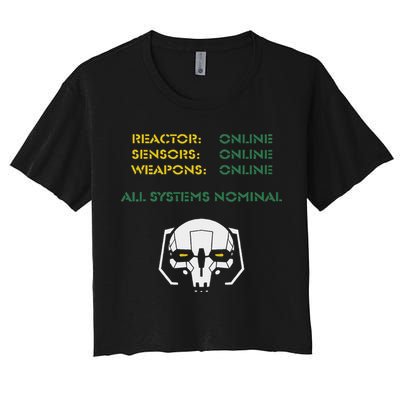 Reactor Online Sensors Online Weapons Online All Systems Nom Crop Top