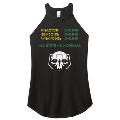 Reactor Online Sensors Online Weapons Online All Systems Nom Women's Perfect Tri Rocker Tank