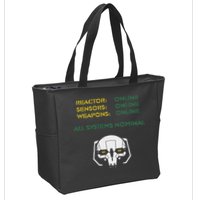 Reactor Online Sensors Online Weapons Online All Systems Nom Zip Tote Bag