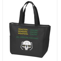 Reactor Online Sensors Online Weapons Online All Systems Nom Zip Tote Bag