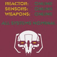 Reactor Online Sensors Online Weapons Online All Systems Nom 16oz Travel Tumbler