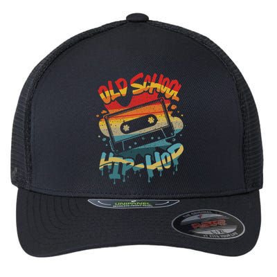 Retro Old School Hip Hop 80s 90s Graffiti Cassette Mixtape Flexfit Unipanel Trucker Cap