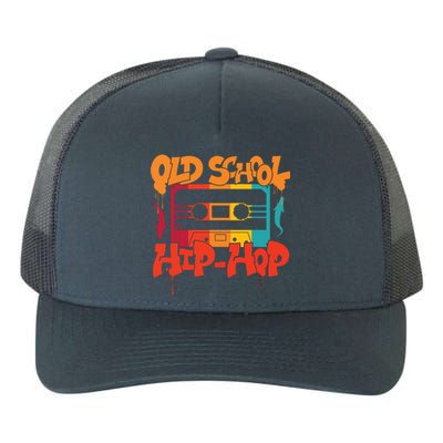 Retro Old School Hip Hop 80s 90s Graffiti Cassette Yupoong Adult 5-Panel Trucker Hat