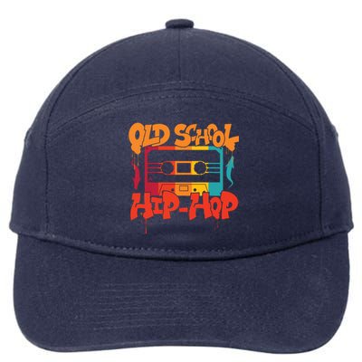 Retro Old School Hip Hop 80s 90s Graffiti Cassette 7-Panel Snapback Hat