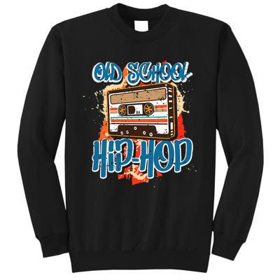 Retro Old School Hip Hop 80s 90s Graffiti Cassette Sweatshirt