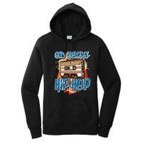 Retro Old School Hip Hop 80s 90s Graffiti Cassette Women's Pullover Hoodie