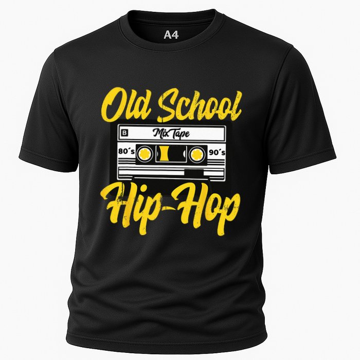 Retro Old School Hip Hop 80s 90s Mixtape Cassette Gift Cooling Performance Crew T-Shirt