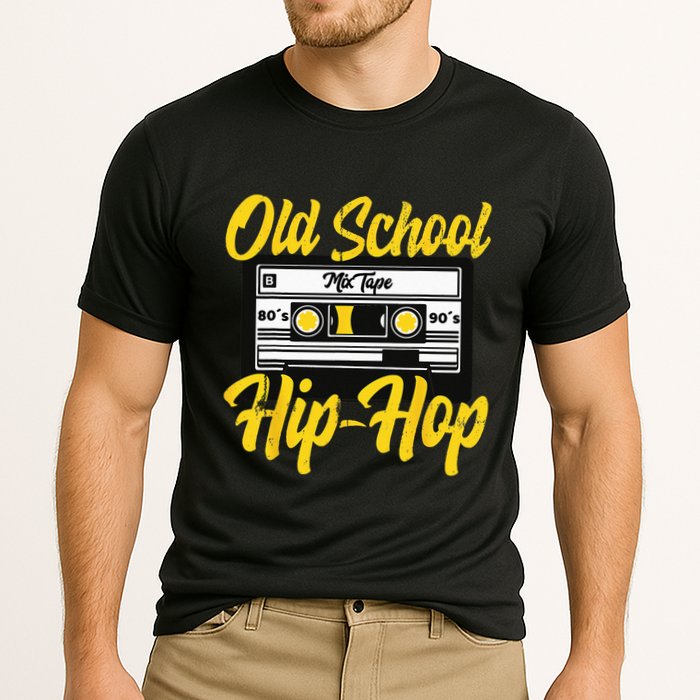 Retro Old School Hip Hop 80s 90s Mixtape Cassette Gift Cooling Performance Crew T-Shirt