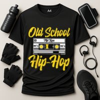 Retro Old School Hip Hop 80s 90s Mixtape Cassette Gift Cooling Performance Crew T-Shirt