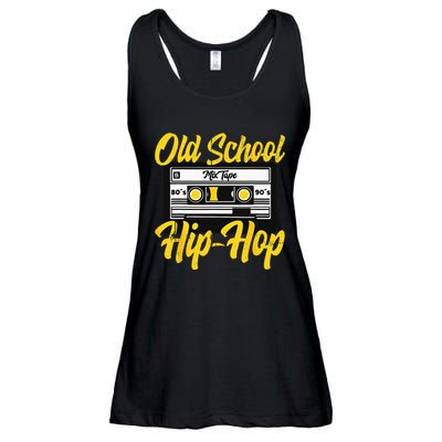 Retro Old School Hip Hop 80s 90s Mixtape Cassette Gift Ladies Essential Flowy Tank
