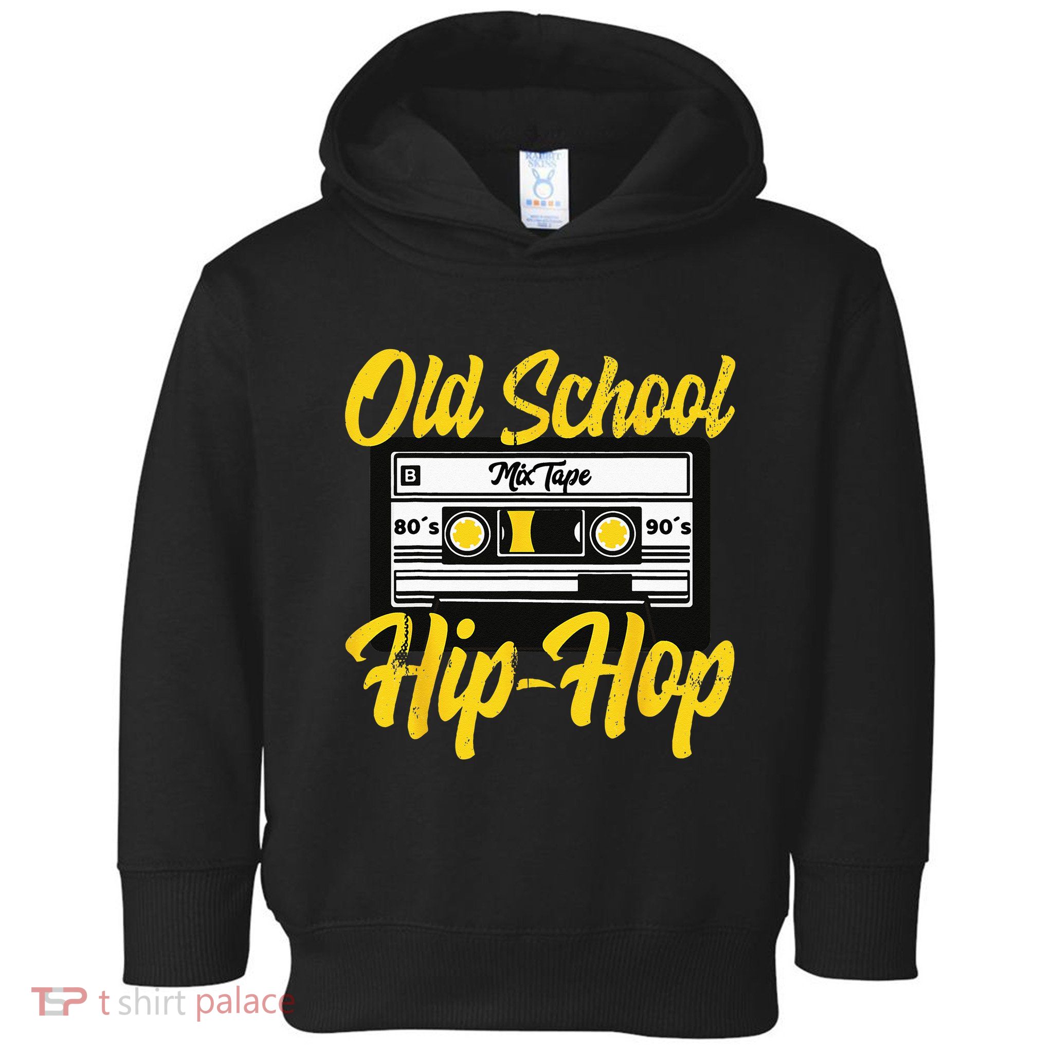 Retro Old School Hip Hop 80s 90s Mixtape Cassette Gift Toddler Hoodie