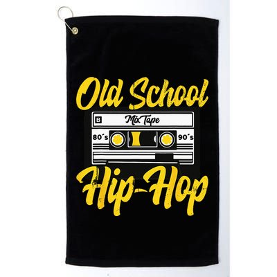 Retro Old School Hip Hop 80s 90s Mixtape Cassette Gift Golf Towel