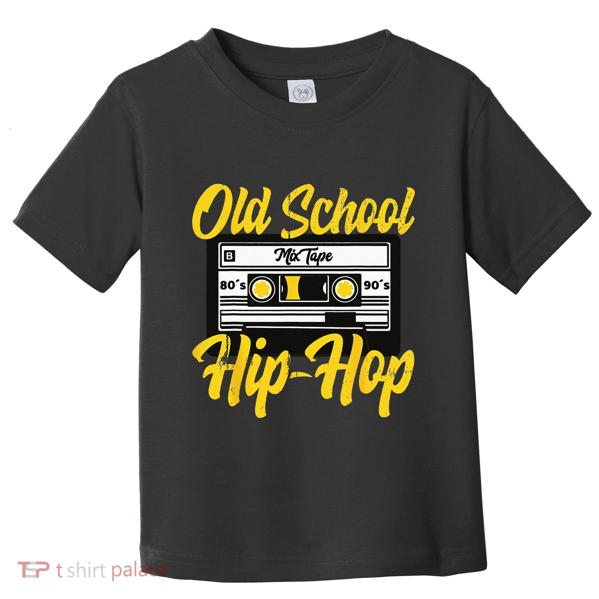 Retro Old School Hip Hop 80s 90s Mixtape Cassette Gift Toddler T-Shirt