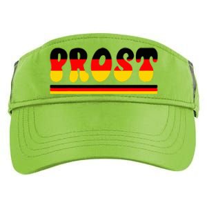 Retro Oktoberfest Squad German Flag Prost Adult Drive Performance Visor