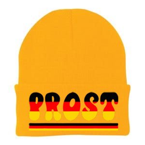 Retro Oktoberfest Squad German Flag Prost Knit Cap Winter Beanie