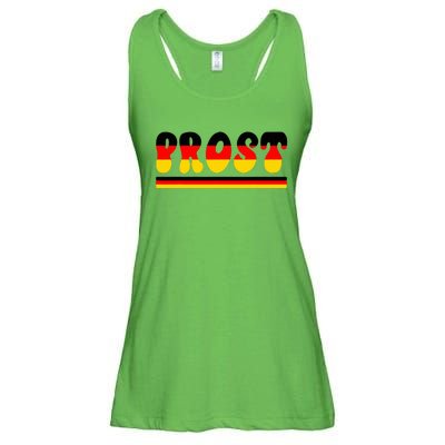 Retro Oktoberfest Squad German Flag Prost Ladies Essential Flowy Tank