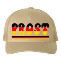 Retro Oktoberfest Squad German Flag Prost Yupoong Adult 5-Panel Trucker Hat