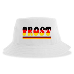 Retro Oktoberfest Squad German Flag Prost Sustainable Bucket Hat