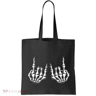 Rock On Skeleton Hand Rock And Roll Rock Band Bag
