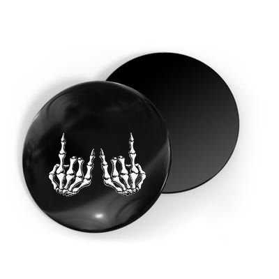 Rock On Skeleton Hand Rock And Roll Rock Band Magnet