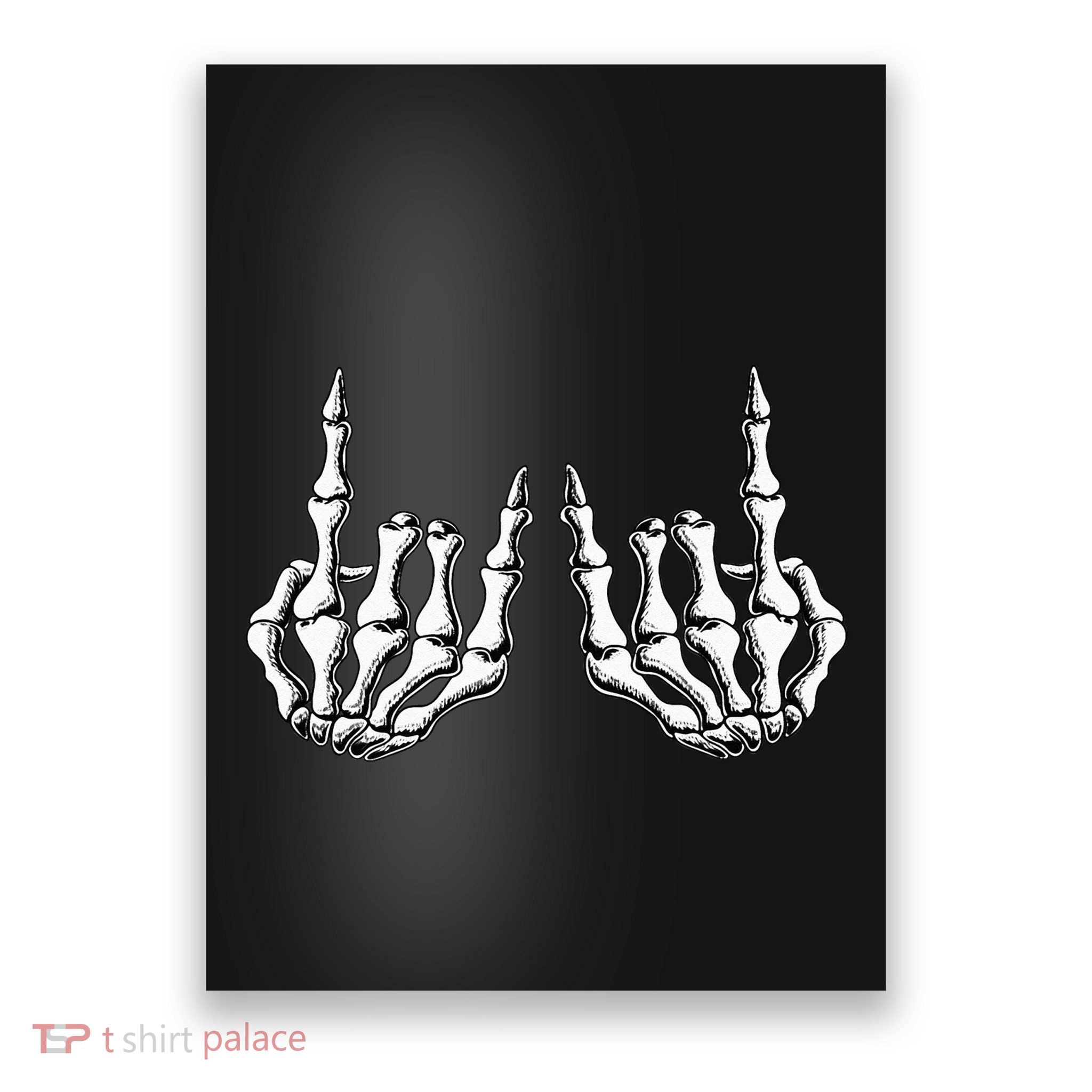 Rock On Skeleton Hand Rock And Roll Rock Band Poster