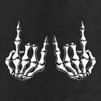 Rock On Skeleton Hand Rock And Roll Rock Band Golf Towel