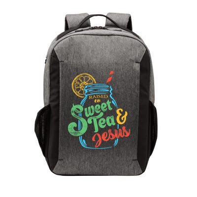 Raised On Sweet Tea & Jesus Vector Backpack