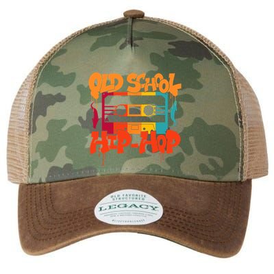 Retro Old School Hip Hop 80s 90s Graffiti Cassette Legacy Tie Dye Trucker Hat