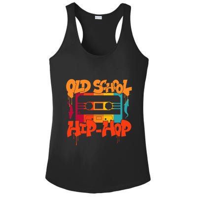 Retro Old School Hip Hop 80s 90s Graffiti Cassette Ladies PosiCharge Competitor Racerback Tank