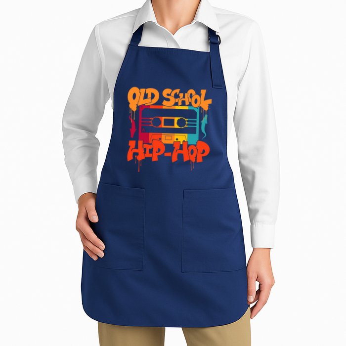 Retro Old School Hip Hop 80s 90s Graffiti Cassette Apron