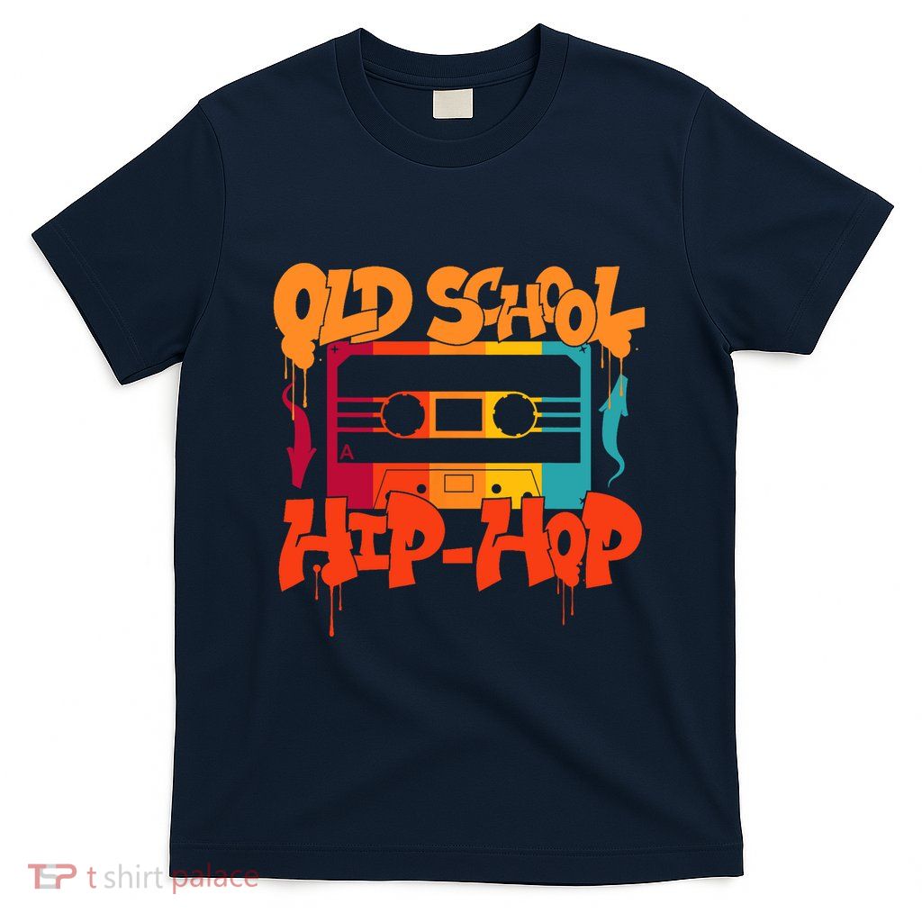 Retro Old School Hip Hop 80s 90s Graffiti Cassette T-Shirt