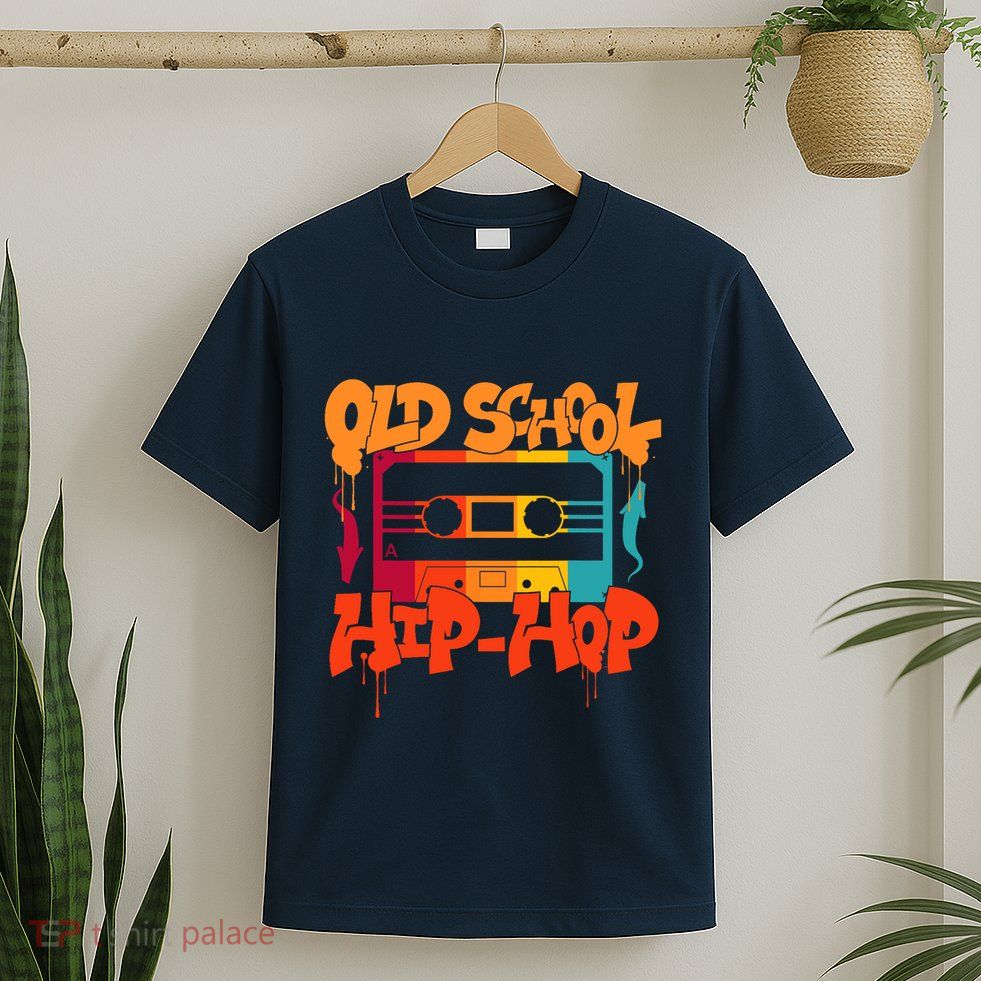 Retro Old School Hip Hop 80s 90s Graffiti Cassette T-Shirt