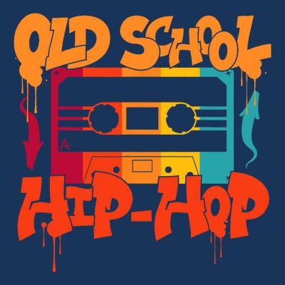 Retro Old School Hip Hop 80s 90s Graffiti Cassette T-Shirt