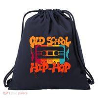 Retro Old School Hip Hop 80s 90s Graffiti Cassette Drawstring Bag