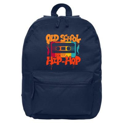 Retro Old School Hip Hop 80s 90s Graffiti Cassette 16 in Basic Backpack
