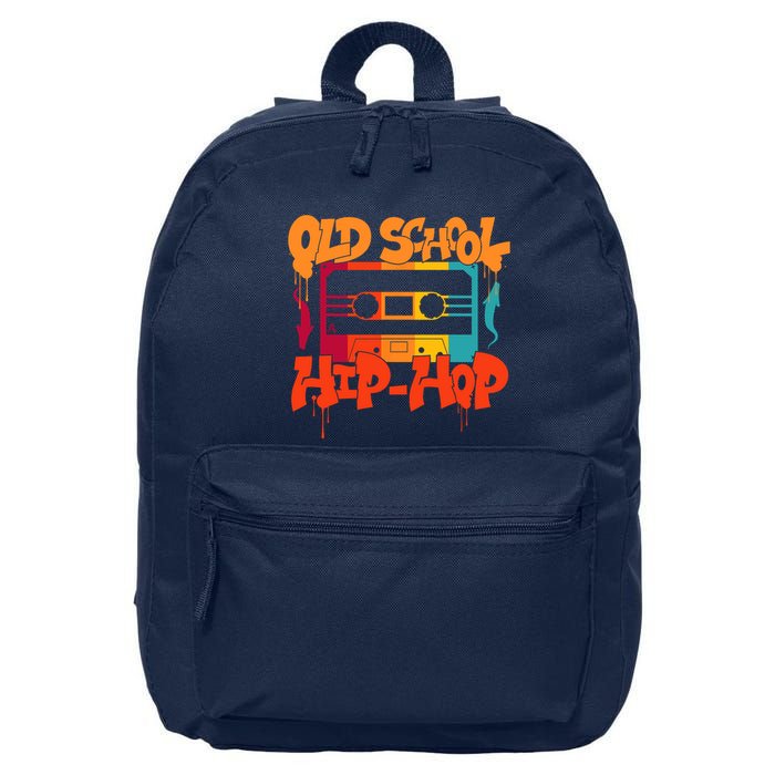 Retro Old School Hip Hop 80s 90s Graffiti Cassette 16 in Basic Backpack