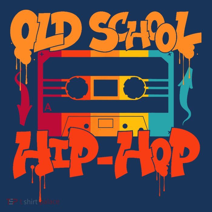 Retro Old School Hip Hop 80s 90s Graffiti Cassette Womens T-Shirt