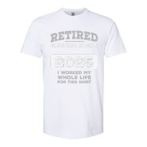 Retired Orthopedic Surgeon 2025 Funny Retirement Softstyle CVC T-Shirt