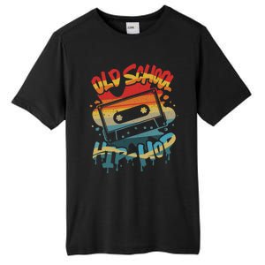 Retro Old School Hip Hop 80s 90s Graffiti Cassette Mixtape Tall Fusion ChromaSoft Performance T-Shirt