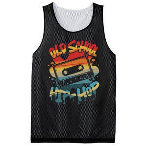 Retro Old School Hip Hop 80s 90s Graffiti Cassette Mixtape Mesh Reversible Basketball Jersey Tank