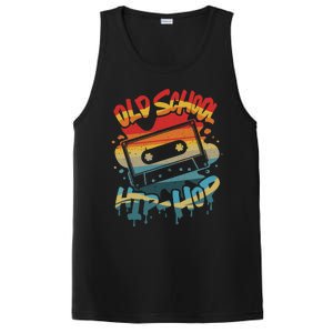 Retro Old School Hip Hop 80s 90s Graffiti Cassette Mixtape PosiCharge Competitor Tank